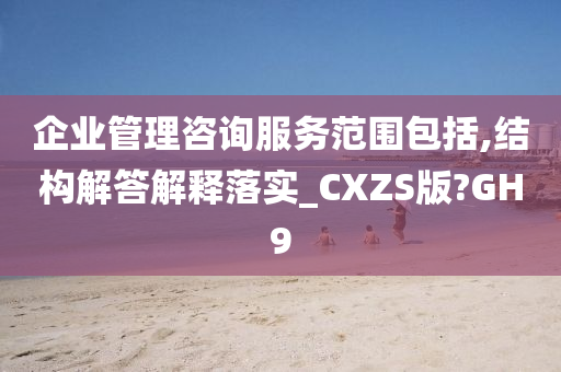 企业管理咨询服务范围包括,结构解答解释落实_CXZS版?GH9