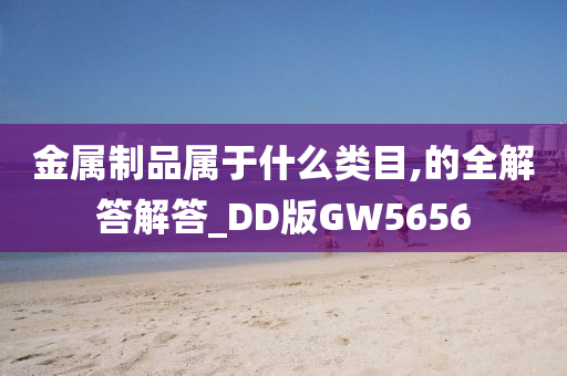 金属制品属于什么类目,的全解答解答_DD版GW5656