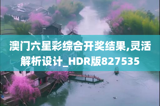 澳门六星彩综合开奖结果,灵活解析设计_HDR版827535