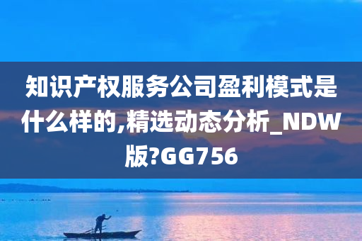 知识产权服务公司盈利模式是什么样的,精选动态分析_NDW版?GG756