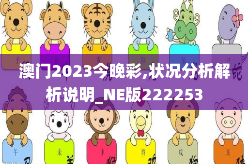 澳门2023今晚彩,状况分析解析说明_NE版222253