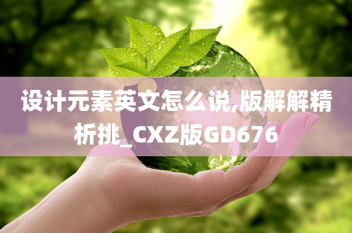 设计元素英文怎么说,版解解精析挑_CXZ版GD676