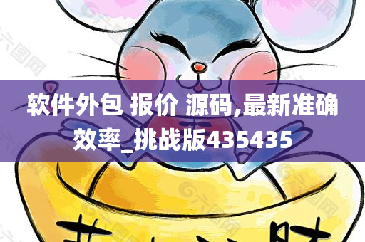 软件外包 报价 源码,最新准确效率_挑战版435435