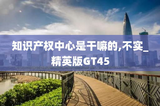 知识产权中心是干嘛的,不实_精英版GT45