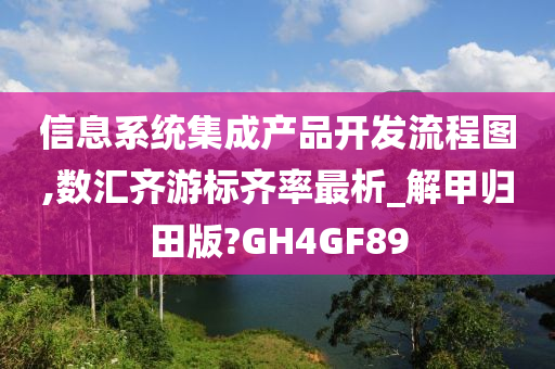 信息系统集成产品开发流程图,数汇齐游标齐率最析_解甲归田版?GH4GF89