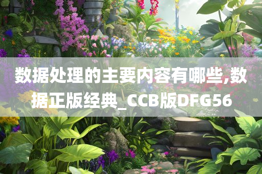 数据处理的主要内容有哪些,数据正版经典_CCB版DFG56