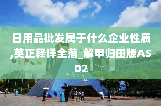 日用品批发属于什么企业性质,英正释详全落_解甲归田版ASD2