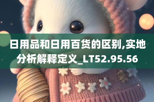 日用品和日用百货的区别,实地分析解释定义_LT52.95.56