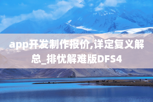 app开发制作报价,详定复义解总_排忧解难版DFS4