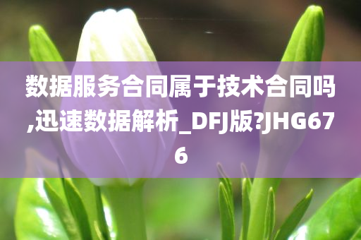 数据服务合同属于技术合同吗,迅速数据解析_DFJ版?JHG676