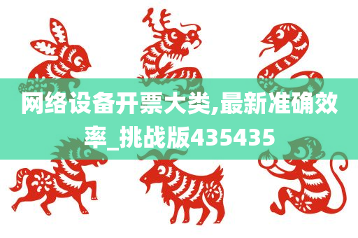 网络设备开票大类,最新准确效率_挑战版435435