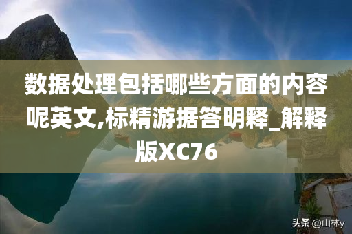 数据处理包括哪些方面的内容呢英文,标精游据答明释_解释版XC76