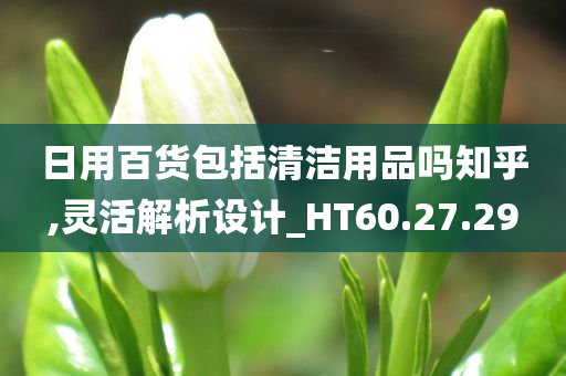 日用百货包括清洁用品吗知乎,灵活解析设计_HT60.27.29