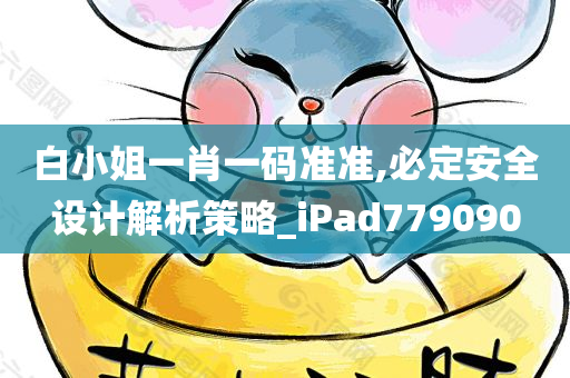 白小姐一肖一码准准,必定安全设计解析策略_iPad779090