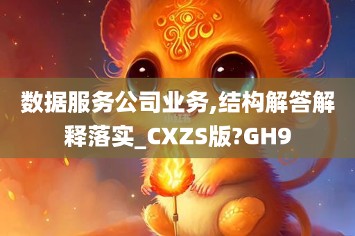 数据服务公司业务,结构解答解释落实_CXZS版?GH9