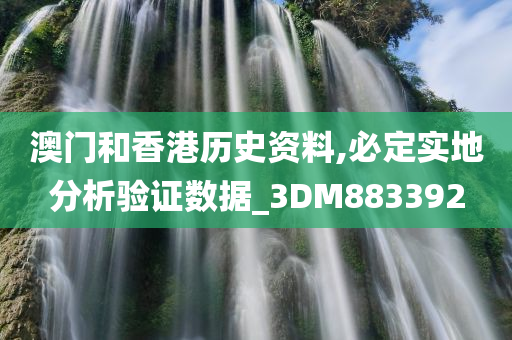 澳门和香港历史资料,必定实地分析验证数据_3DM883392