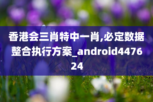 香港会三肖特中一肖,必定数据整合执行方案_android447624