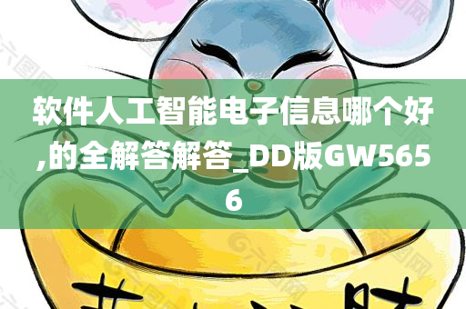 软件人工智能电子信息哪个好,的全解答解答_DD版GW5656