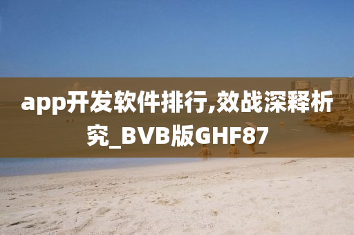 app开发软件排行,效战深释析究_BVB版GHF87