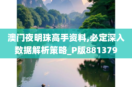 澳门夜明珠高手资料,必定深入数据解析策略_P版881379