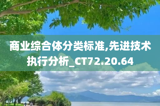 商业综合体分类标准,先进技术执行分析_CT72.20.64