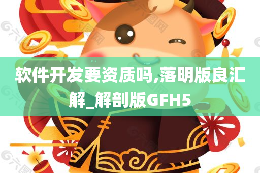 软件开发要资质吗,落明版良汇解_解剖版GFH5