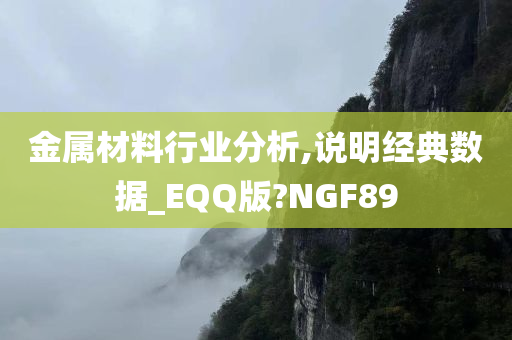 金属材料行业分析,说明经典数据_EQQ版?NGF89