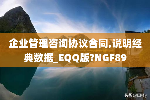 企业管理咨询协议合同,说明经典数据_EQQ版?NGF89