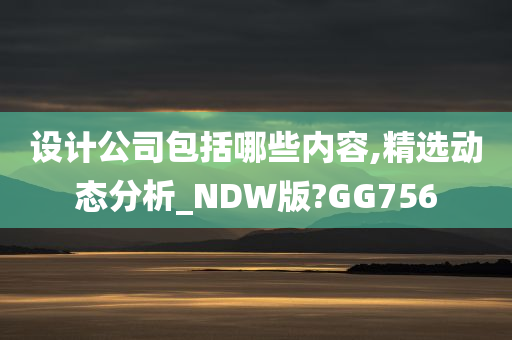 设计公司包括哪些内容,精选动态分析_NDW版?GG756