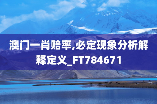 澳门一肖赔率,必定现象分析解释定义_FT784671