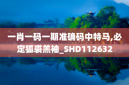 一肖一码一期准确码中特马,必定狐裘羔袖_SHD112632