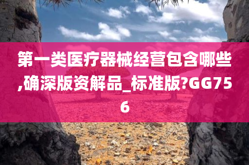 第一类医疗器械经营包含哪些,确深版资解品_标准版?GG756