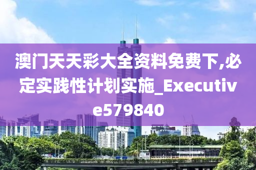 澳门天天彩大全资料免费下,必定实践性计划实施_Executive579840