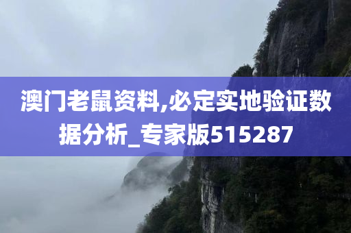 澳门老鼠资料,必定实地验证数据分析_专家版515287