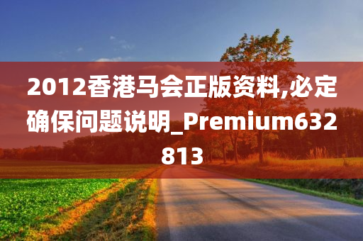 2012香港马会正版资料,必定确保问题说明_Premium632813