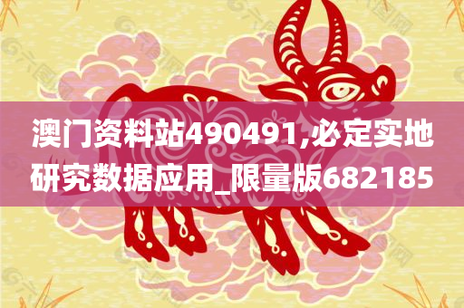 澳门资料站490491,必定实地研究数据应用_限量版682185