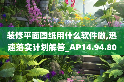 装修平面图纸用什么软件做,迅速落实计划解答_AP14.94.80