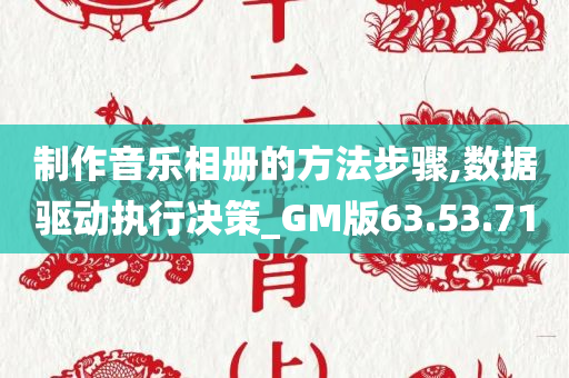 制作音乐相册的方法步骤,数据驱动执行决策_GM版63.53.71