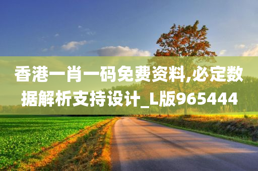 香港一肖一码免费资料,必定数据解析支持设计_L版965444