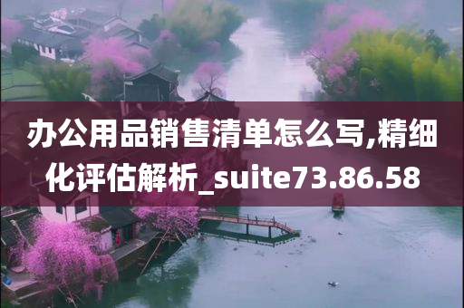 办公用品销售清单怎么写,精细化评估解析_suite73.86.58