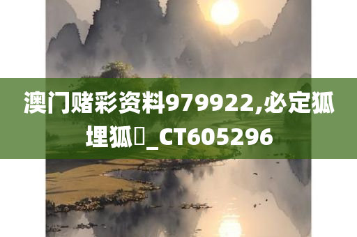 澳门赌彩资料979922,必定狐埋狐搰_CT605296