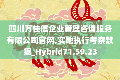 四川万佳信企业管理咨询服务有限公司官网,实地执行考察数据_Hybrid71.59.23