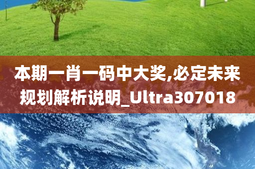 本期一肖一码中大奖,必定未来规划解析说明_Ultra307018