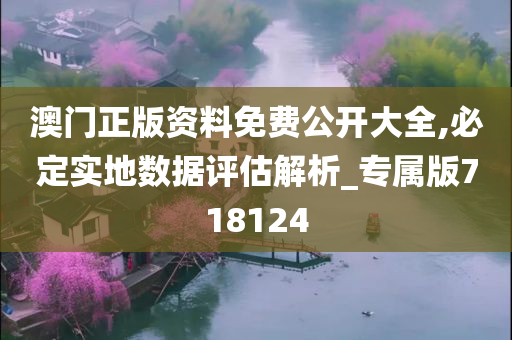 澳门正版资料免费公开大全,必定实地数据评估解析_专属版718124