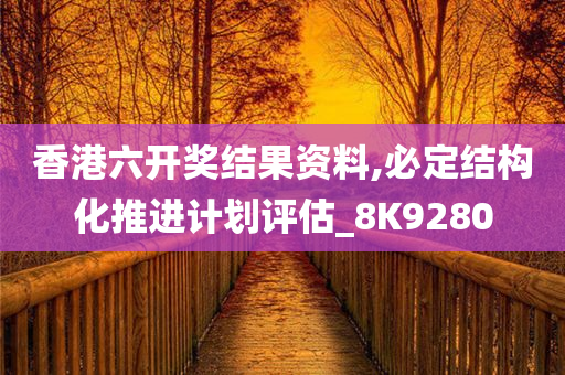 香港六开奖结果资料,必定结构化推进计划评估_8K9280