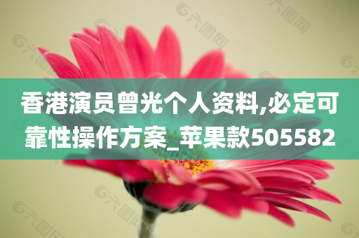 香港演员曾光个人资料,必定可靠性操作方案_苹果款505582