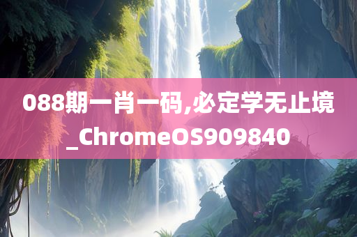 088期一肖一码,必定学无止境_ChromeOS909840