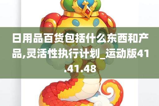 日用品百货包括什么东西和产品,灵活性执行计划_运动版41.41.48