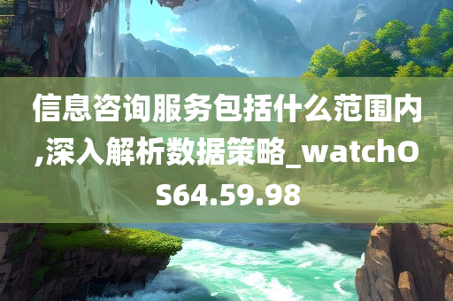 信息咨询服务包括什么范围内,深入解析数据策略_watchOS64.59.98