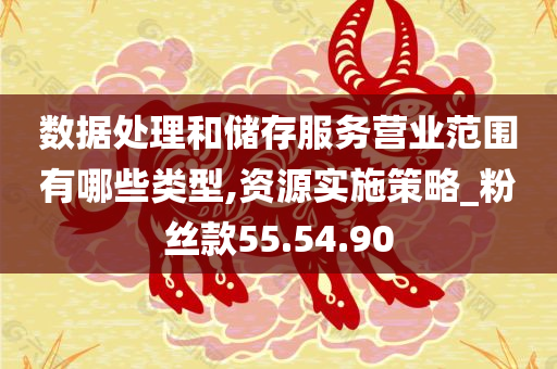 数据处理和储存服务营业范围有哪些类型,资源实施策略_粉丝款55.54.90